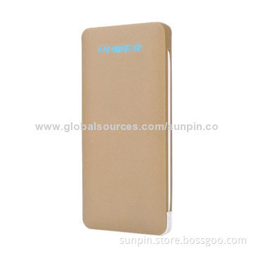 Dual USB Power Bank with Built in USB Cable, 5000mAh, for Mobile Phone